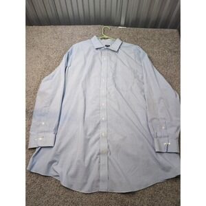 Brooks Brothers Mens Non Iron Supima Cotton Gingham Dress Shirt 20 36/37